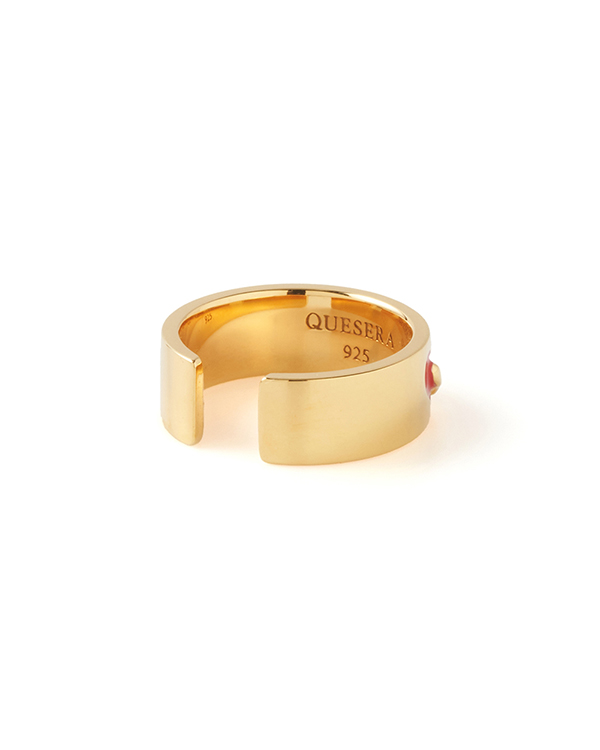 Twin hearts cuff gold 詳細画像