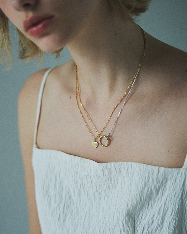 2way color necklace blue				 				 詳細画像