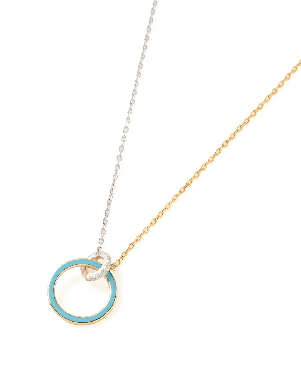 2way color necklace blue				 				 詳細画像 Silver/Gold 1