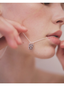 QUESERA note book necklace (blue) 詳細画像