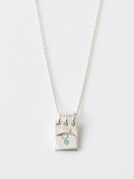QUESERA note book necklace (blue) 詳細画像 Silver 1