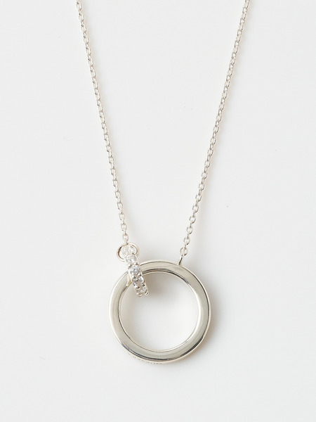 Two way color necklace green 詳細画像 Silver 4