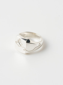 Signet ring (butterfly)