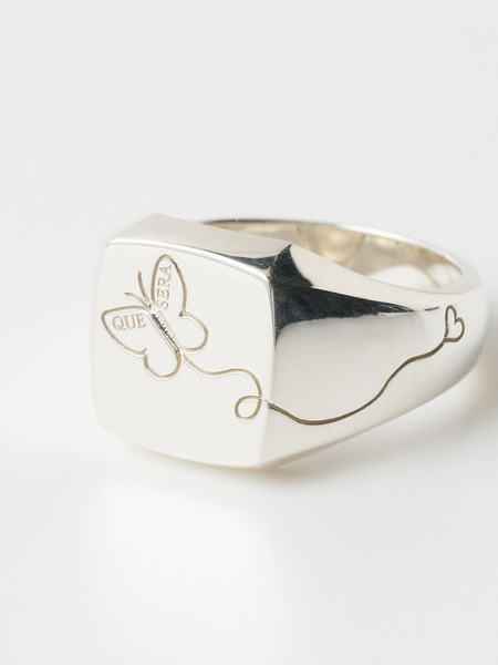 Signet ring (butterfly) 詳細画像 Silver 2