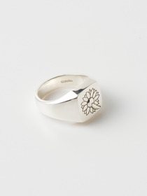 Signet ring (sun flower) 詳細画像