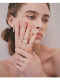 Signet ring (sun flower) 詳細画像