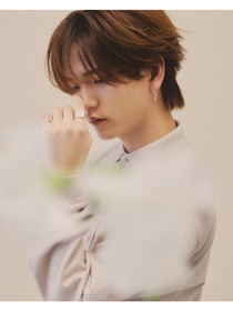 Line stone pierced earrings 詳細画像