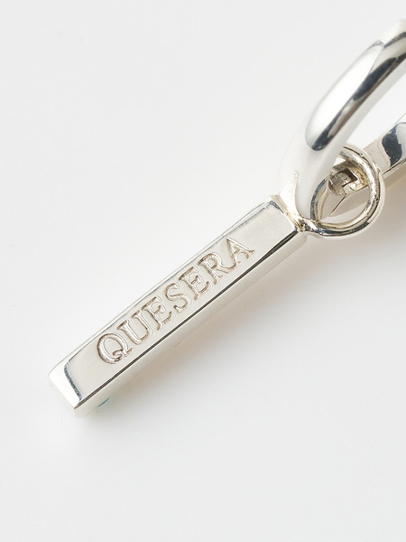 Line stone pierced earrings 詳細画像 Silver 3