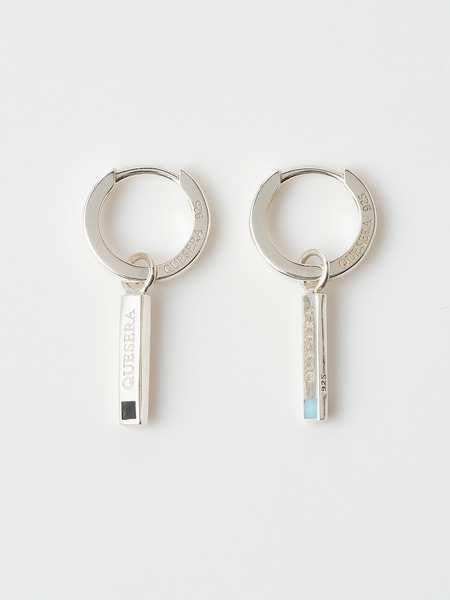 Line color pierced earrings 詳細画像 Silver 1