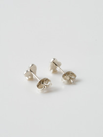 Twin hearts pierced earrings 詳細画像