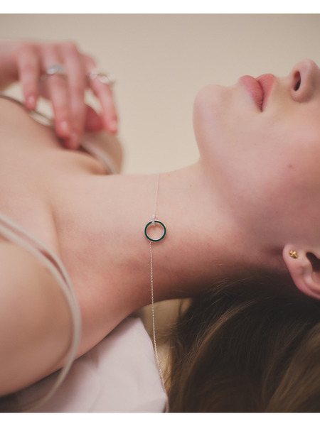 Twin hearts pierced earrings(YG) 詳細画像 Gold 4