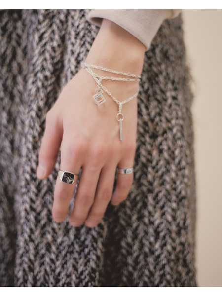 Double square charm 詳細画像 Silver 6