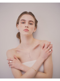 Twin hearts pinky ring silver 詳細画像